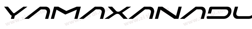 Yamaxanadu Italic字体转换